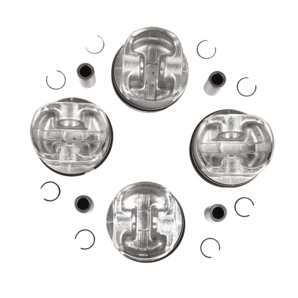 Pistons and Rings 06B107065N 06B107099R Compatible with A3 A4 AWW AWP AUG AWM 1.8T 1998-2007