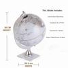 8 Inch Rotating World Globe with Acrylic Arc and Base for Office Table, Geography Learning, Studio or Cafe Decoration, Unique Gifts, Birthday and Aniversary Gift. view 3