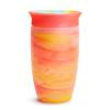Munchkin Sippy Cups for Toddlers 1-3, Spill Proof Miracle 360 Cup, 10 Ounce, Tropical Swirl, Orange/Multi view 1