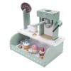 Omquot Children's Coffee Maker Set with Dessert Accessories, Wooden Role Play Toy to Enrich Children's Play Experience, Coffee Maker Set for, Perfect for view 1