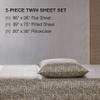 Baby Phat Natural Cheetah Printed Microfiber Sheet Set, 100% Polyester, Brown, Twin view 2