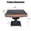 Yuetwelp Automatic Mahjong Table, Electric Mahjong Table, Automatic Shuffling Mahjongs Tables, Electronic Mahjongs Tables with Wheels, 2 Magnetic Tile Sets & Hard Tablecloth, Quiet Design (1 PSC) view 2