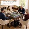 Yuetwelp Automatic Mahjong Table, Electric Mahjong Table, Automatic Shuffling Mahjongs Tables, Electronic Mahjongs Tables with Wheels, 2 Magnetic Tile Sets & Hard Tablecloth, Quiet Design (1 PSC) view 3