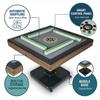 Yuetwelp Automatic Mahjong Table, Electric Mahjong Table, Automatic Shuffling Mahjongs Tables, Electronic Mahjongs Tables with Wheels, 2 Magnetic Tile Sets & Hard Tablecloth, Quiet Design (1 PSC) view 4