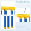 Funabridge Reflex Challenge Game for Hand Eye Coordination Training, Adjustable Speed Stick Catching Game, Reaction Training Toy, Parent Child Interactive Educational Toy, Blue view 2
