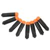 Jenivaint EVA Darts for Ultra, Soft Foam Darts Refill Ammo Wristbands, Premium EVA Foam Tips, Higher Durability, Easy Compatibility, for Kids Indoor Outdoor Battle Games (Black) view 1