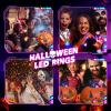 Tiaxidex 105Pcs Halloween Treats Light Up LED Rings, Non Candy Halloween Trick or Treats 3D Flashing Rings Toys Glow In the Dark Halloween Party Favor Ring, Gifts For Kids Adults, Goodie Bag Stuffers view 3