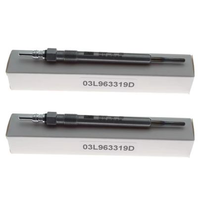 Heater Glow Plugs Kit 059963319AB 059963319F For Skoda For Fabia II 2006-2012 For Roomster 2006-2015 For Superb II 2008-2015 Heater Glow Plug (2pcs)