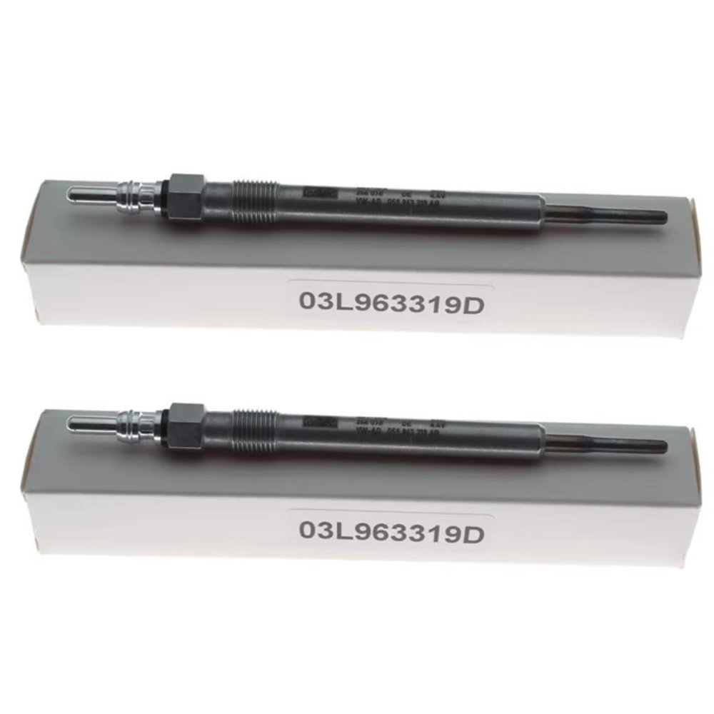 Heater Glow Plugs Kit 059963319AB 059963319F For Skoda For Fabia II 2006-2012 For Roomster 2006-2015 For Superb II 2008-2015 Heater Glow Plug (2pcs)