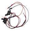 Rc Spotlight Strip for Traxxas for Trx4m F150 1/18 2pcs Front Rear Headlights Taillight Set Remote Control Car Upgrade Accessories view 3