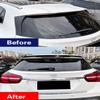 ERIDANUS Auto Accessories Fit for Mercedes-Benz GLA180 200 GLA45 AMG 2014-2019 Car Roof Rear Trunk Wing Spoiler Cover Trim (Piano Black) ABS 1PCS view 2