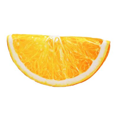 Elyebxj 15.35 inch Cute Simulation Orange Slice Fruit Pillow, Soft Hugging Nap Plush Toy for Kids Adults, Home Room Sofa Office Car