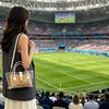 JNZGYBW Clear Stadium Bag Clear Purse Adjustable Strap Transparent Straw Inner For Women Stadium Events Concert Beach Work (White) view 3