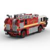 GoAssemb MOC-259170 Airport Crash Fire Truck Building Blocks Set, 1065 PCS Large Fire Engine Model Kit, Collectible Emergency Rescue Vehicle Bricks for Adults, Birthday view 3