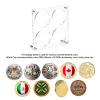 Challenge Coin Display Holder, Acrylic Clear 3D Floating Stand (Cc) view 2