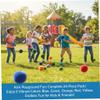 Vistnale Dodgeball Balls|24-Pack Yarn Balls, 10cm/4in Fluffy Soft Dodgeballs for Kids and Adults, Safe Playground for Indoor Outdoor Games, Handball, Random view 4