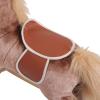 Kids Rocking Horse, Plush Toddler Rocker, Wooden Base Ride-On Toy with Handle Grip, Traditional Toy for Kids 36M+, Brown view 2