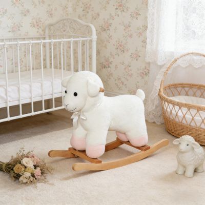 Lamb Rocking Soft Chair Toy,Kids Rocking Toy