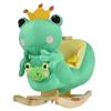 Kids Ride-On Rocking Horse Toy Frog Style Rocker with Fun Music, Seat Belt & Soft Plush Fabric Hand Puppet for Children 18-36 Months view 1