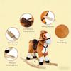 Animal Rocker,Kids Plush Toy Rocking Horse view 3