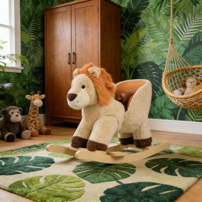 Plush Rocking Animals Toy,Lion Rocking Horse