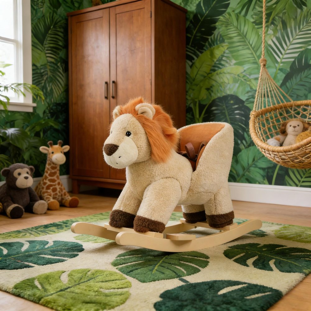 Plush Rocking Animals Toy,Lion Rocking Horse