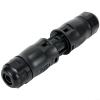 XNManaWork BC01 3-Pin Coupling For Connecting Two Inverters, Socket Female And Male, IP67 Waterproof Connector For APsystems For Hoymiles Deye Sun, 2.5-4mm2 view 3