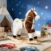Kids Rocking Horse Toddler Plush Ride On Toy view 1