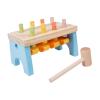 FytStycale Wooden Pounding Bench Toy with 8 Pegs Colorful Developmental Toy for 2 to 4 Years Old view 1