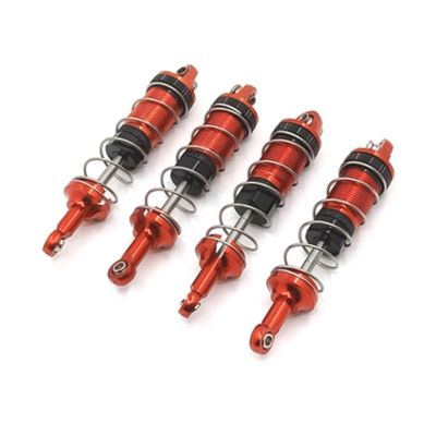 RC Shock Absorbers Compatible with MN128 MN86 MN86S MN86K MN86KS for MN G500 1/12 RC Car Upgrade Parts Accessories 4Pcs Metal Oil Shock Absorber Damper