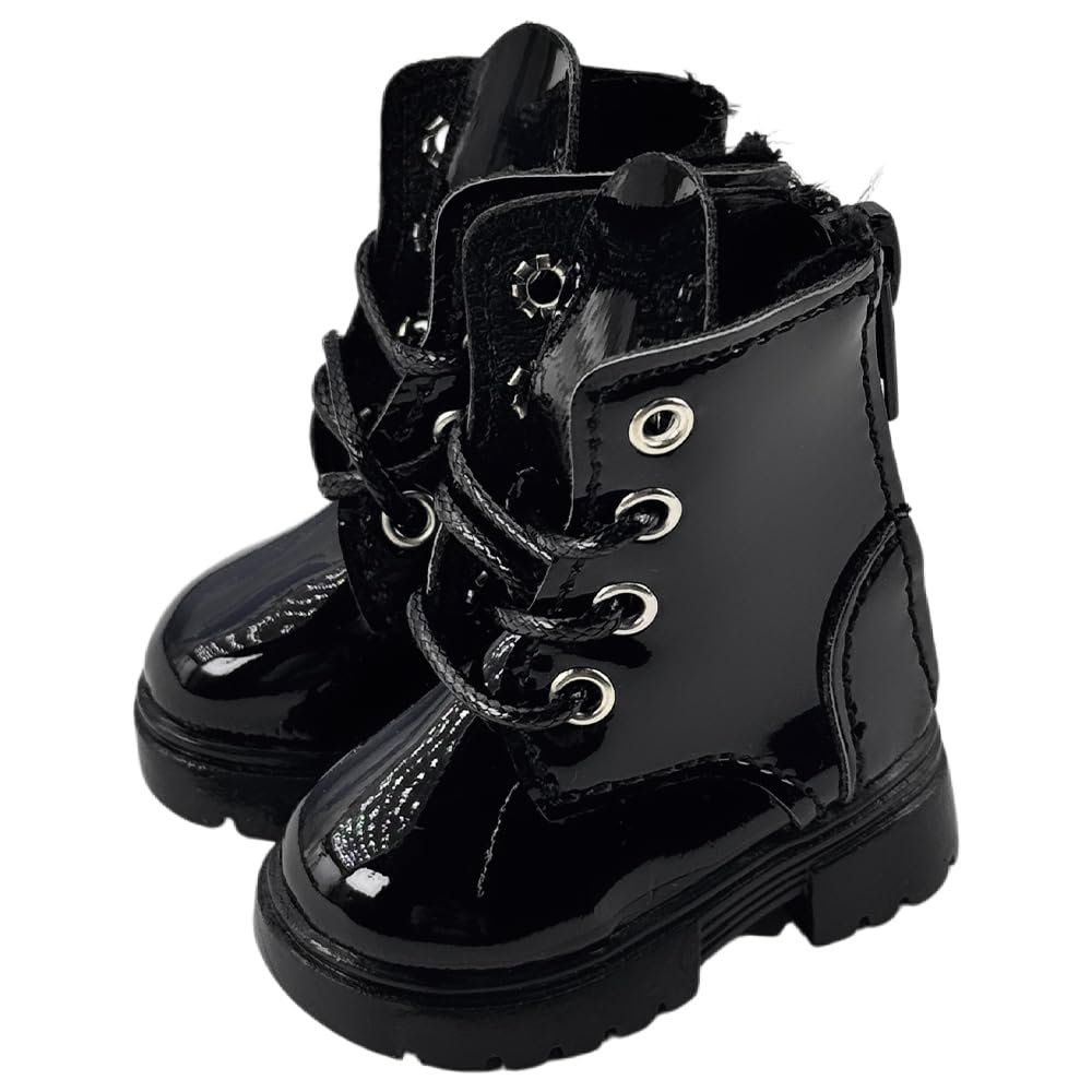 niannyyhouse BJD High Shoes for 1/4, 1/6 Ball Jointed Doll, Action Figure Dress Up Accessories, 1 Pair (Black, for 1/4 BJD Doll)