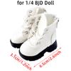 niannyyhouse BJD High Shoes for 1/4, 1/6 Ball Jointed Doll, Action Figure Dress Up Accessories, 1 Pair (Black, for 1/4 BJD Doll) view 3