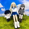 niannyyhouse BJD High Shoes for 1/4, 1/6 Ball Jointed Doll, Action Figure Dress Up Accessories, 1 Pair (Black, for 1/4 BJD Doll) view 4