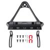 Rc Bumpers Compatible with Axial for SCX10 for SCX10 II 90046 for Traxxas for TRX4 1/10 RC Crawler Car Upgrade Parts Metal Front Bumper with Tow Hook view 2