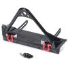 Rc Bumpers Compatible with Axial for SCX10 for SCX10 II 90046 for Traxxas for TRX4 1/10 RC Crawler Car Upgrade Parts Metal Front Bumper with Tow Hook view 3