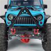 Rc Bumpers Compatible with Axial for SCX10 for SCX10 II 90046 for Traxxas for TRX4 1/10 RC Crawler Car Upgrade Parts Metal Front Bumper with Tow Hook view 4