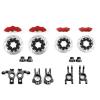 for KM Raytheon C3 E8414 E8415 1/7 1 Set Disc Brake Set Caliper for Rally RC Car Upgrade Accessories RC Car Toys Parts(Red Black) view 1