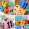 yanzunlrn 6Pcs Educational Bright Color 6 Sided Dices Foam Large Cubes with Dots Colorful Big Foam Large Dices Set for Game Dots Educational Toy view 2