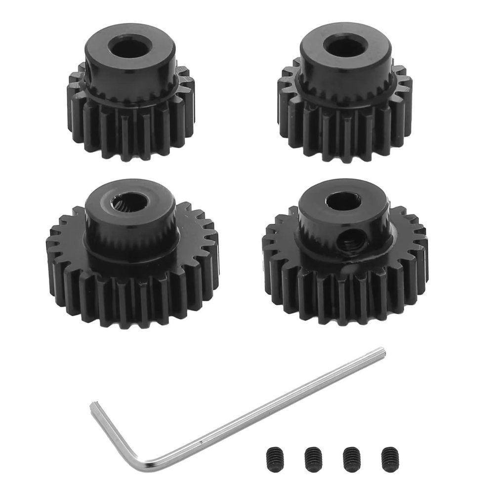 Rc Parts Compatible with Tamiya for TT01 for TT02 TB02 TA05 RC Car Upgrade Parts Accessories Metal 18T 19T 23T 24T Pinion Gear Moter Gear