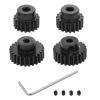Rc Parts Compatible with Tamiya for TT01 for TT02 TB02 TA05 RC Car Upgrade Parts Accessories Metal 18T 19T 23T 24T Pinion Gear Moter Gear view 1