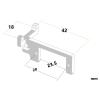 RC Cars Models Compatible with Scania for MAN for Benz for Actros 1/14 RC Truck Trailer Car Parts Gearbox Shift Steering Gear Bracket Servo Mount view 4
