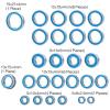 Rc Upgrade Spare Parts for Kraton 4S for BLX for Outcast 1/10 26PCS Rubber Sealed Bearing Kit RC Crawler Car Blue Parts view 3