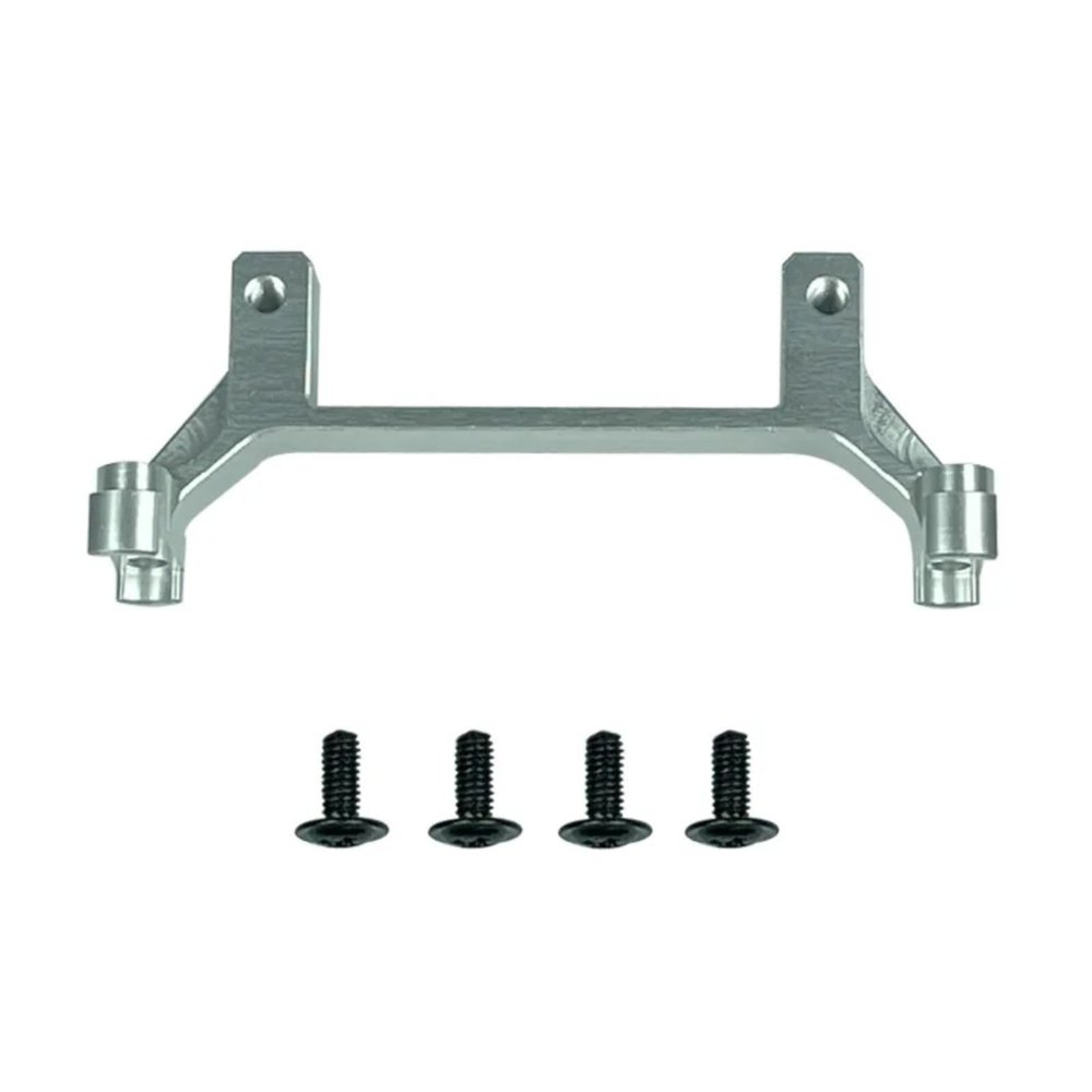 Rc Upgrade Spare Parts for Ldrc for LD-P06 LD P06 for Unimog 1/12 Metal Axle Servo Mount Bracket Remote Control Truck Car Upgrade Parts Accessories(Silver)