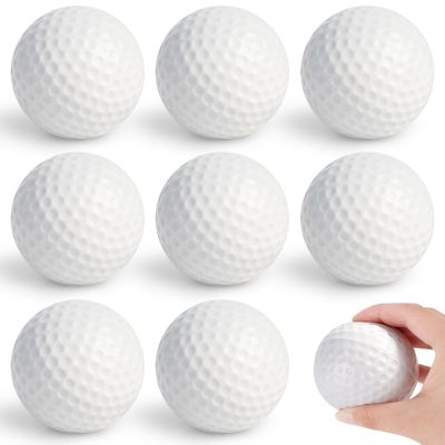 2.5Inch Mini Golf Ball Stress Ball 9 Packs Golf Foam Sport Balls Party Gift