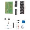 Aumotop DIY Clock Kit ABSPower Supply Voltage 4 Digit Electronic Soldering Clock Set for Schools view 2