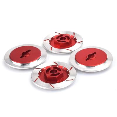 RC Cars Models Compatible with FAYEE 94123 94122 D4 1/10 RC Car Truck 4PCS Brake Disc Wheel Rim Box Metal Hex Adapter 12MM
