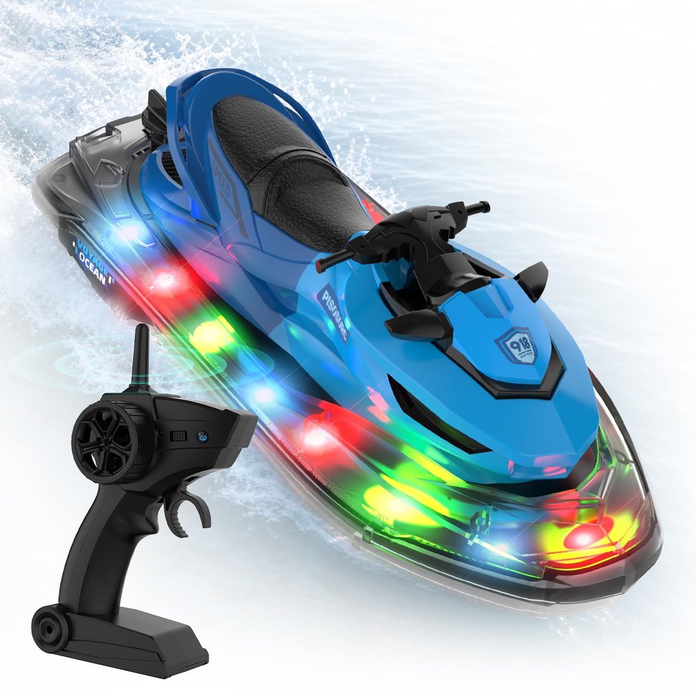 pisosorc RC Boat Remote Control for Kids & Adults