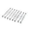 RC Parts Spare Parts for ZP1001 1002 1003 1004 1/10 Metal Connecting Pull Rod Links Suitable Remote Control for Climbing Car Upgrade Parts Replacement Repair(Silver) view 1