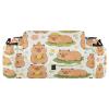 decor gift non slip stroller organizer Spring Capy Cartoon stroller caddy bag with tissue view 1