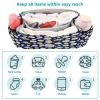 decor gift stroller organizer for baby Daisy Chamomile Bees Flower Gardeners stroller caddy with cup holders with insulated view 4